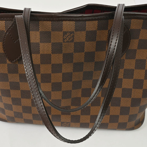 LOUIS VUITTON Brown Damier Neverfull PM Tote Bag - Picture 6 of 10